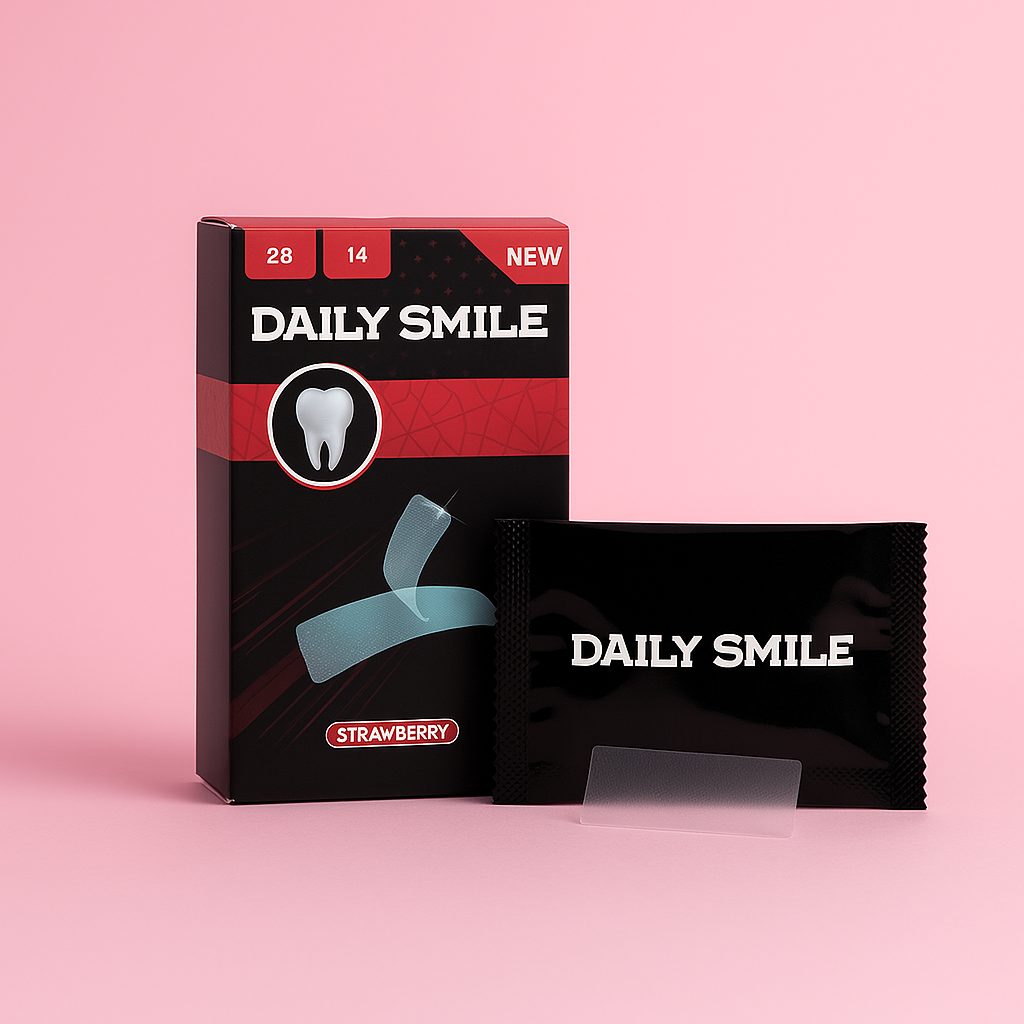 (Strawberry)Teeth Whitening Strips / Limited Edition (15 treatments)