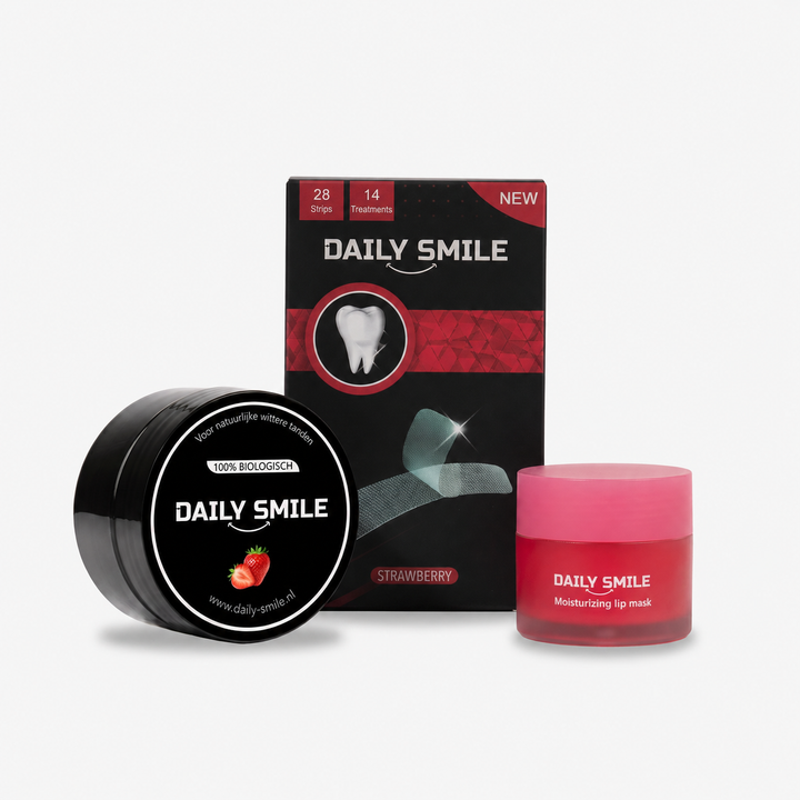 Glow Smile Bundle – Strips, Poeder & Lip Mask