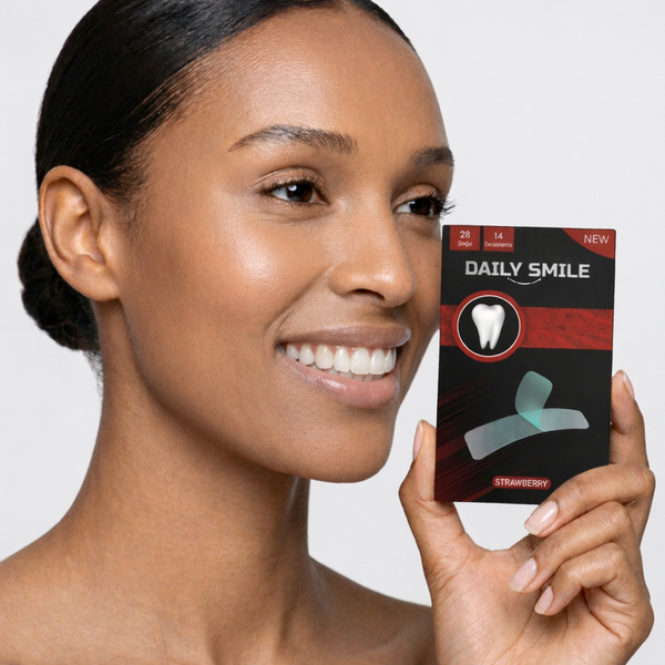 Daily Smile Tandenbleekstrips Strawberry – Limited Edition (15 Behandelingen)