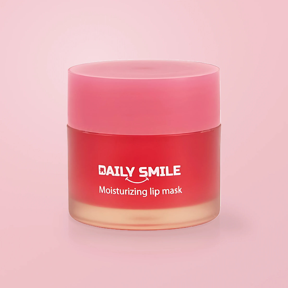 Daily Smile lipmasker voor de nacht op een roze achtergrond